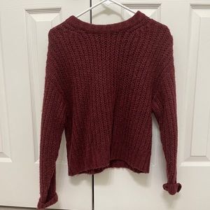maroon american eagle sweater